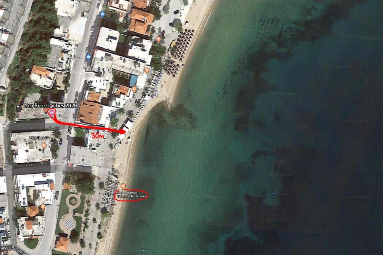Apartamento Sea Breeze Vibes Néa Péramos Exterior foto